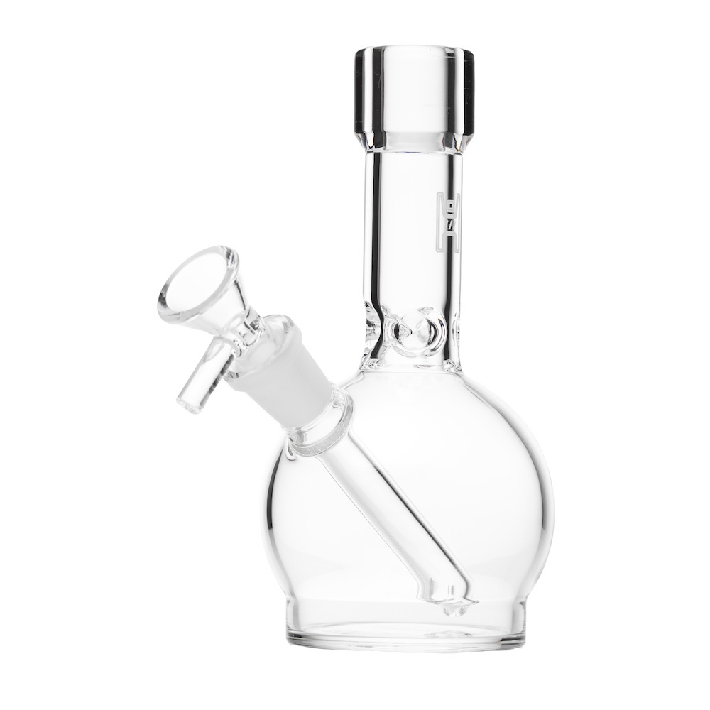 6” Ball Bong Water Pipe from Human Grade - Clear